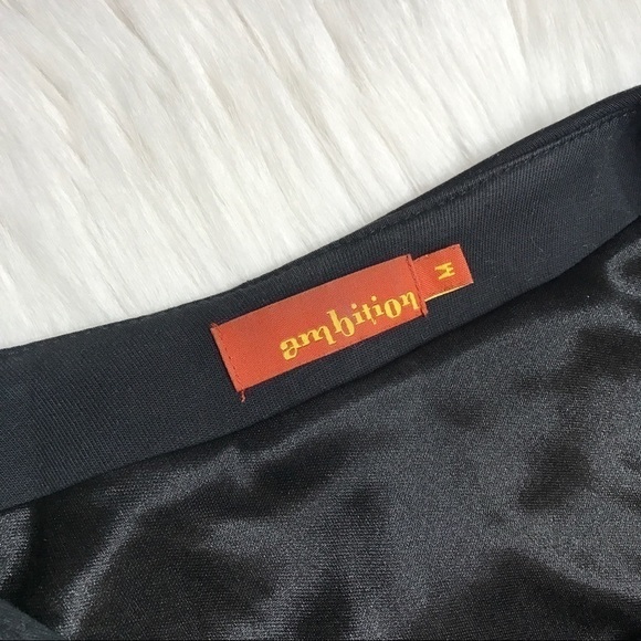 AMBITION Black Structured Zipper Jacket - Picture 6 of 7